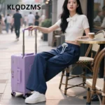 KLQDZMS ABS+PC Suitcase Large Capacity Trolley Case Women's Boarding - Image 6