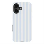 Cornflower Stripe Phone Case for iPhone 17 16 15 14 13 12 11 X XS XR XSMAX 7 8 Air