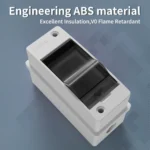 Distribution Box HT Series Junction Box 2/3 Way PC Plastic Outdoor Electrical IP65 - Image 5