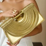Handbags for Women 2025 New Gold Luxury Designer Brand Handwoven Noodle Bags