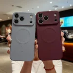 Morandi Color Magnetic for Magsafe Case for iPhone 18 Pro Max 18ProMax Liquid Silicone - Image 3