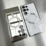 Luxury Magnetic Plating Clear Case For Samsung Galaxy S26 S25 S24 S 26 Ultra Plus - Image 3