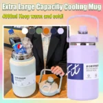 4000ml Tumbler Cup For Coffee Keep Cold Stainless Water Bottle - Image 3