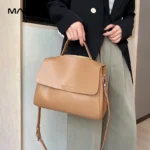 Genuine Cowhide Leather Satchels Bag for Women Fashion Luxury Designer - Image 4