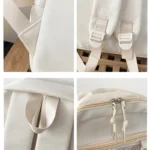 Japanese Style Transparent Ita Bag for Girls Comic Cons Large Capacity Women - Image 4