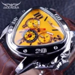 JARAGAR 951 Top Class Men's Mechanical Watches Design Leather Strap
