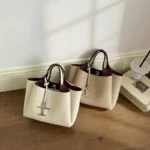 Premium Ladies Tote Bag, Fashionable Leather Crossbody Handbag - Image 3
