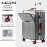 KLQDZMS Suitcase Front Opening Boarding Box Laptop Trolley Case 20"24"26"28 - Image 3