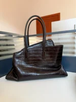 Brand Crocodile pattern genuine leather luxury Handbags High Quality alligator - Image 2