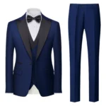 Multi-colors Men's Handsome Suits 3 Pieces Banquet Party Wear Classic - Image 3