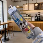 Super Cute Cartoon Pattern Water Bottle - Premium Texture, Reusable - Image 2