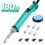 180W Desoldering Iron Electric Soldering Tin Suction Sucker Gun THT PTH