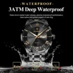 POEDAGAR Luxury Male Clock Waterproof Luminous Week Date Men's Watch - Image 3