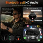 Newly Durable 1400mAh Large Battery Smart Watch Men 1.7" HD Screen IP68K Bracelet - Image 5