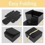 5pcs Gift Boxes with Lids Kraft Paper Gift Boxes for Presents Wedding - Image 6