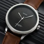 Top Brand Men's Watches Luxury Metal Case Analog Quartz Watches for Men Leathe - Image 3