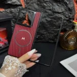 for Motorola Razr Fold Magnetic Phone Case Luxury Business Carbon Fiber Pattern - Image 3