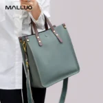 Women's Cowhide Genuine Leather Shoulder Bag Female Luxury Designer Handbags Ladies