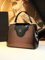 2026 Luxury Fashion Leather Women's Bag Diamonds V Letter Small Shoulder Crossbody - Image 3