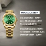 CADISEN DD40 Men Watches Luxury Automatic Watch Men AR Sapphire Glass - Image 5