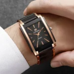 Luxury Men Business Watches Stainless Steel Strap Quartz Wristwatch - Image 4