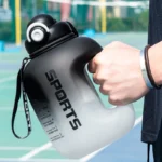 GIANXI Sport Water Bottle Portable Fitness Plastic Cup With Straw Large - Image 5
