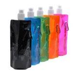 Portable Ultralight Foldable Silicone Folding Water Bottle Water Bag - Image 4