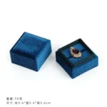 Delicate Handmade Vintage Velvet Pendant Necklace Boxes Gift Box Pink - Image 4