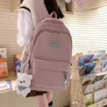 New Female Fashion Men High Capacity Waterproof College Backpack Trendy Wom - Image 3