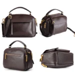 2026 New Spring Women's Fashion Genuine Leather Small Square Handbags Female - Image 6