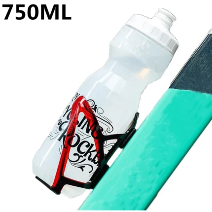ROCKBROS 750ml Bicycle Water Bottle with MTB Road Bike Sport Bottle Holder Cycling