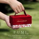 Creative Rivet Handheld Box Ins Style Romantic Velvet Premium Wedding Engagement