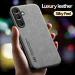 Luxury Leather Ultra Thin Phone Case For Samsung Galaxy S26 S25 S24 S23 S22 S21 - Image 3