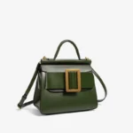 New Fashion Handheld Crossbody Bag for Autumn and Winter Versatile Retro Metal Square