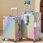 20 inch luggage case, new large capacity suitcase, 24 aluminum frame travel