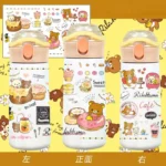 R-Rilakkuma Japanese Teddy Bear Cartoon Thermos Cup 304 Stainless - Image 2