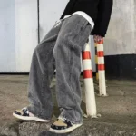 New Streetwear Loose Jeans Men Korean Style Fashion Loose Straight Wide Leg - Image 3