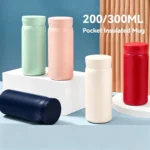 200ML/300ML Mini Insulated Cup Stainless Steel Pocket Cup Car Vacuum