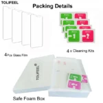 4PCS Tempered Glass For Samsung Galaxy Z Flip 7 FE 6 5 Clear Premium Screen - Image 6