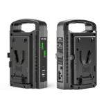 V-Mount Battery Charger V Lock Battery Fast Charger 2 Channel Compatible - Image 5