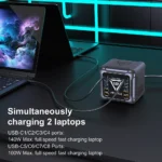 1200W USB C Charger, GaN PD3.1 140W 100W PPS Fast Charging Station Type-C - Image 5