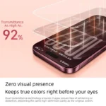 SAMZHE 2PCS HD Glass For iPhone 18 17 16 15Pro Max Screen Protector Full Screen - Image 2