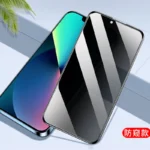 2Pcs Anti-Spy Privacy 3D Airbag Tempered Glass For iPhone XR X XS 11 12 13 mini - Image 5