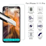 9H HD Tempered Glass For iphone X XS Max XR 6 6s 7 8 plus 5s 10 Screen Protector - Image 3