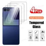 4PCS Tempered Glass For Samsung Galaxy Z Flip 7 FE 6 5 Clear Premium Screen
