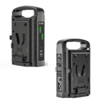 V-Mount Battery Charger V Lock Battery Fast Charger 2 Channel Compatible - Image 2
