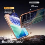SmartDevil Hot-bending Corning Screen Protector for iPhone 17 Pro Max 16 Pro HD - Image 4