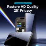 Joyroom 1/2pcs Anti-spy Tempered Glass Private Screen Protector - Image 2