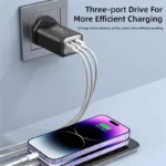 Lenovo 150W 3-Port Fast Charger PD QC3.0 Wall Charger USB-C Adapter - Image 2