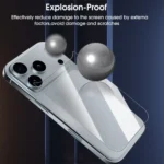 4in1 Tempered Glass Back&Lens Flims for IPhone Duo 18 17 16 Pro Max 17Air - Image 3